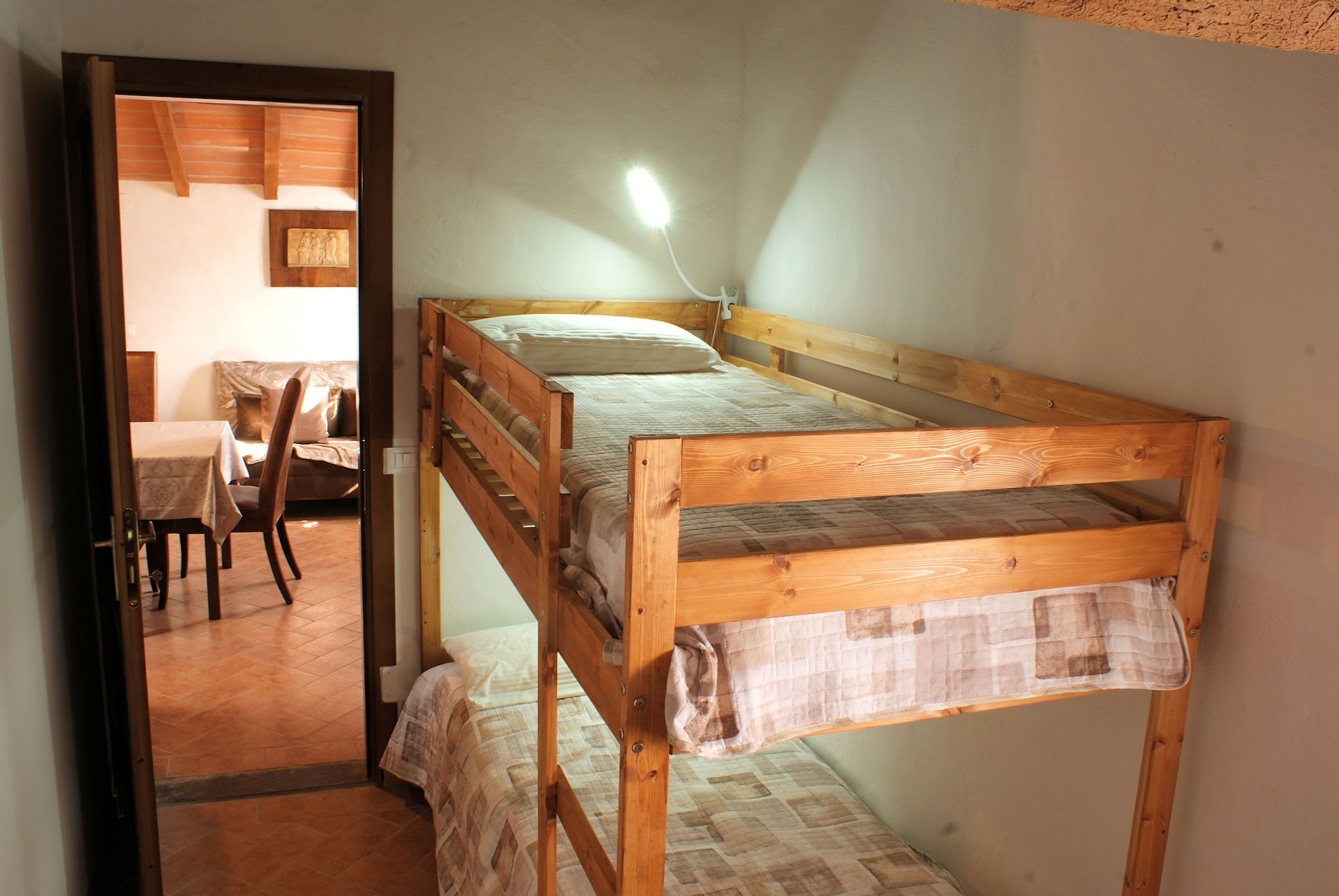 bedroom eith bunk bed casa borgo