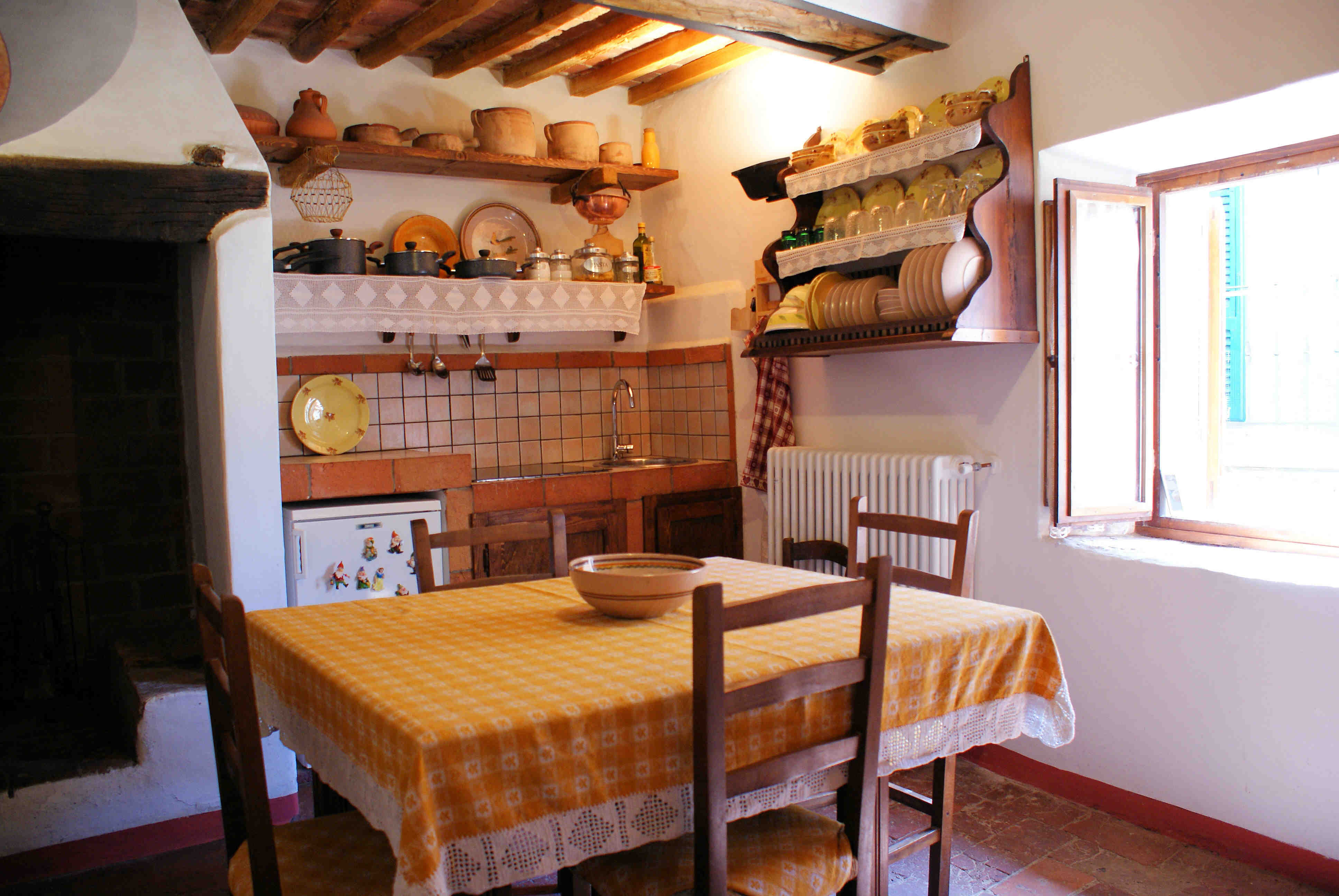 Sala e Cucina di Casa in Castello