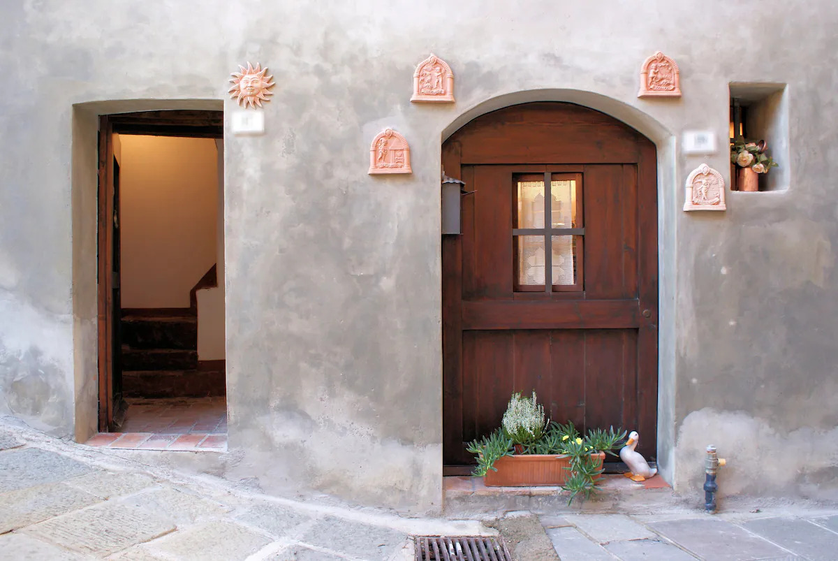 Ingresso casa in castello