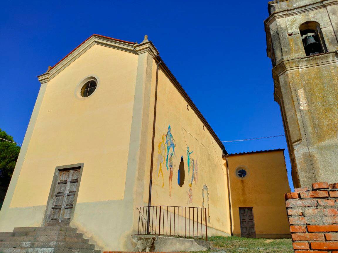 Facciata centrale Chiesa Santi Giusto e Bartolomeo