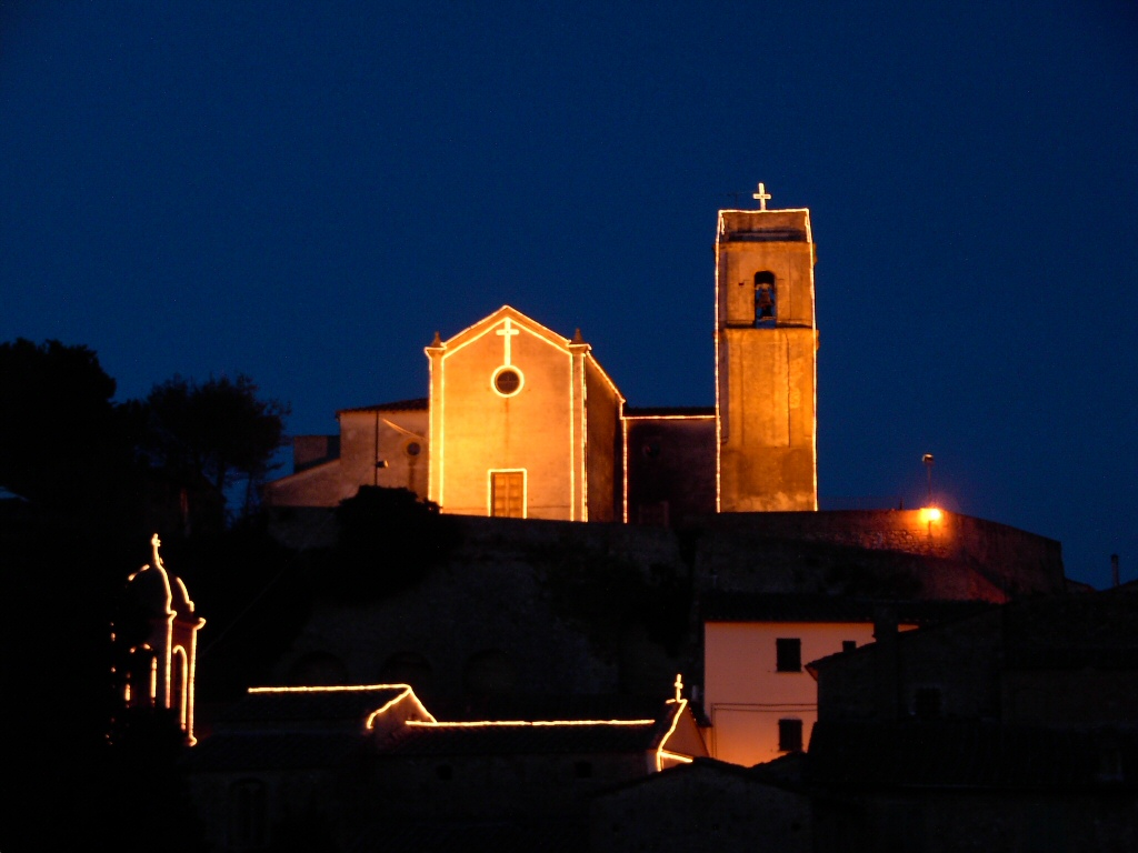 Scena del presepe vivente legoli