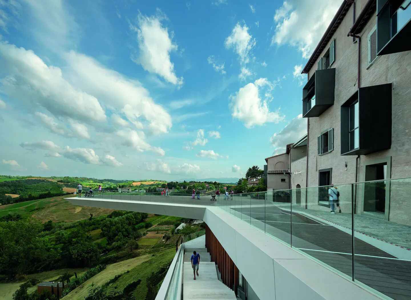 Photograph of Palazzo senza Tempo and terrace in Peccioli2