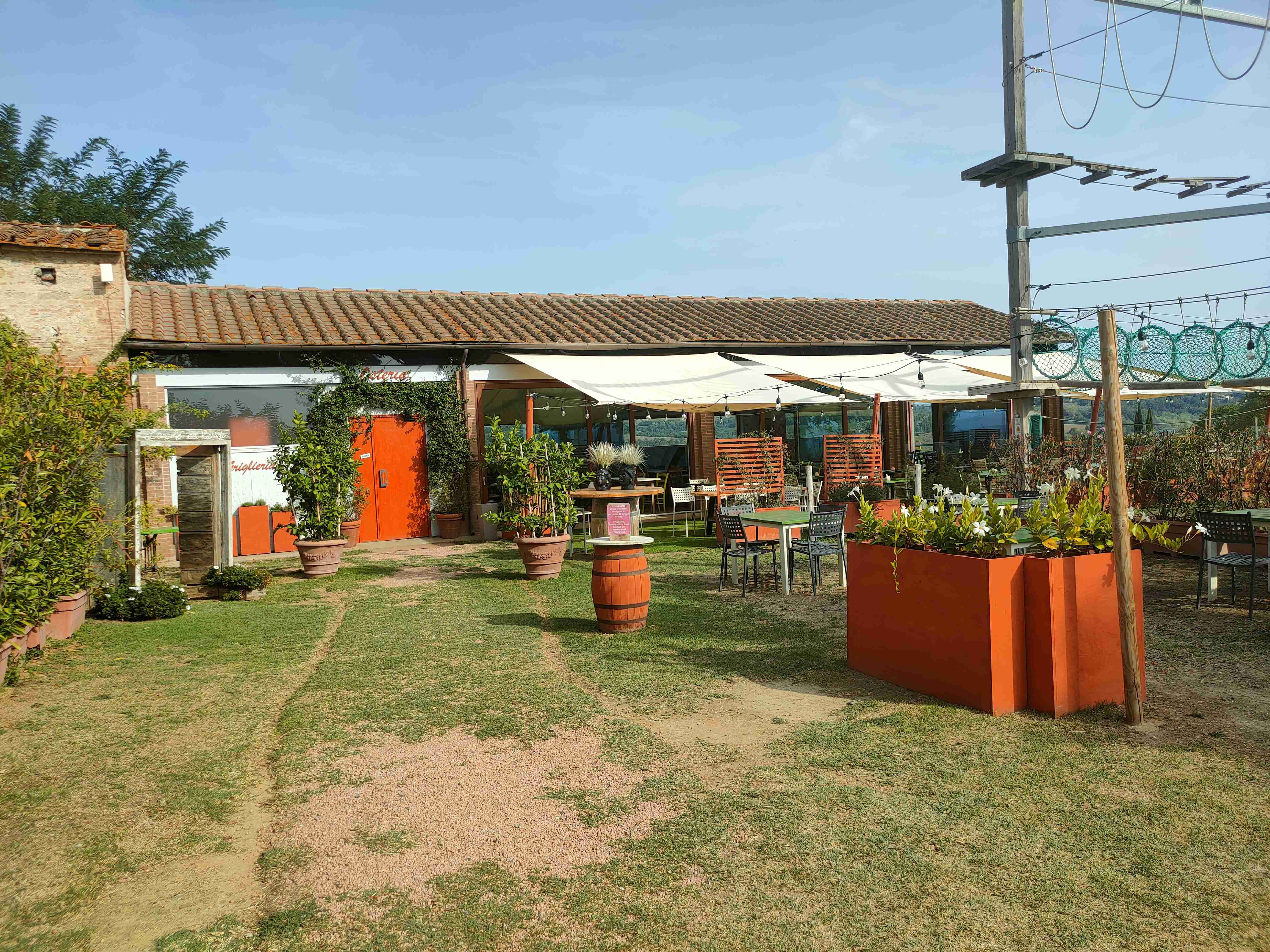 Jardin intérieur du Café Maison