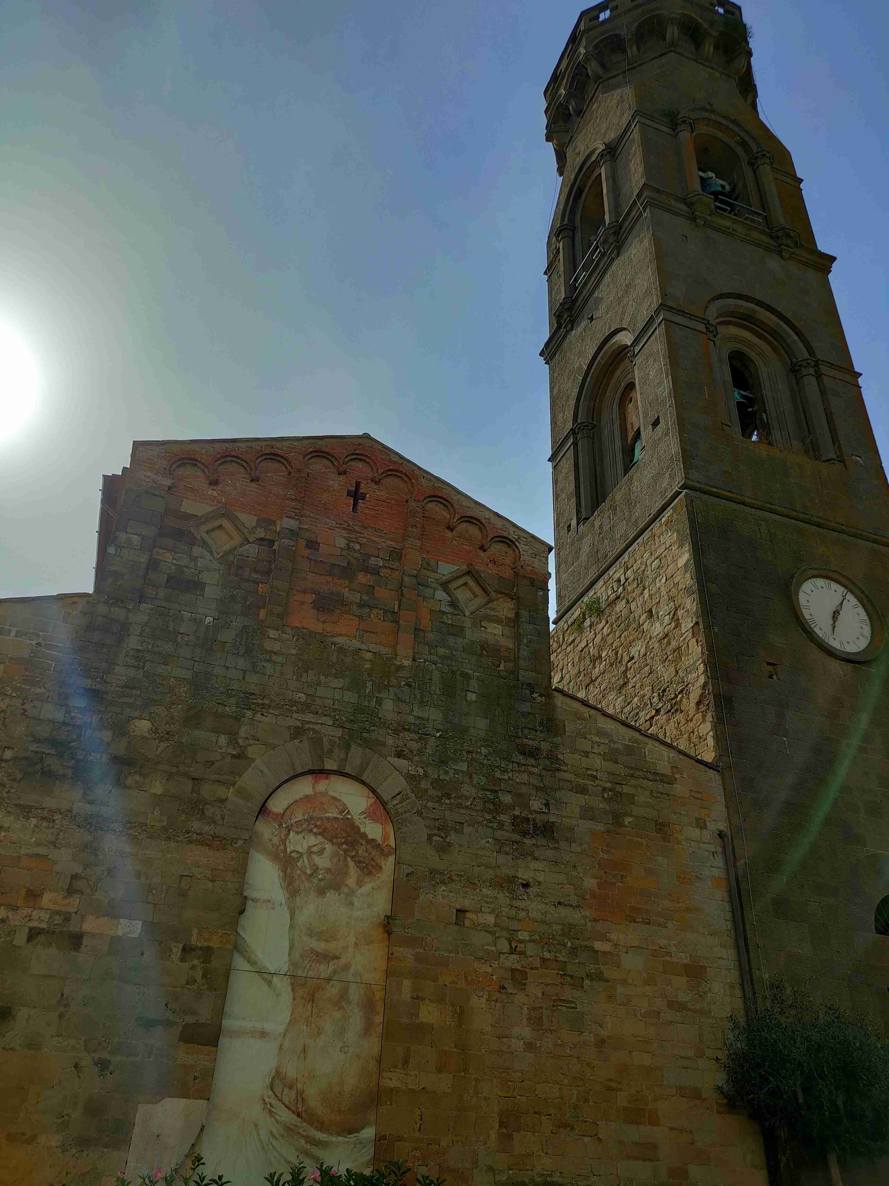 Façade latérale et clocher - Pieve di S.Verano