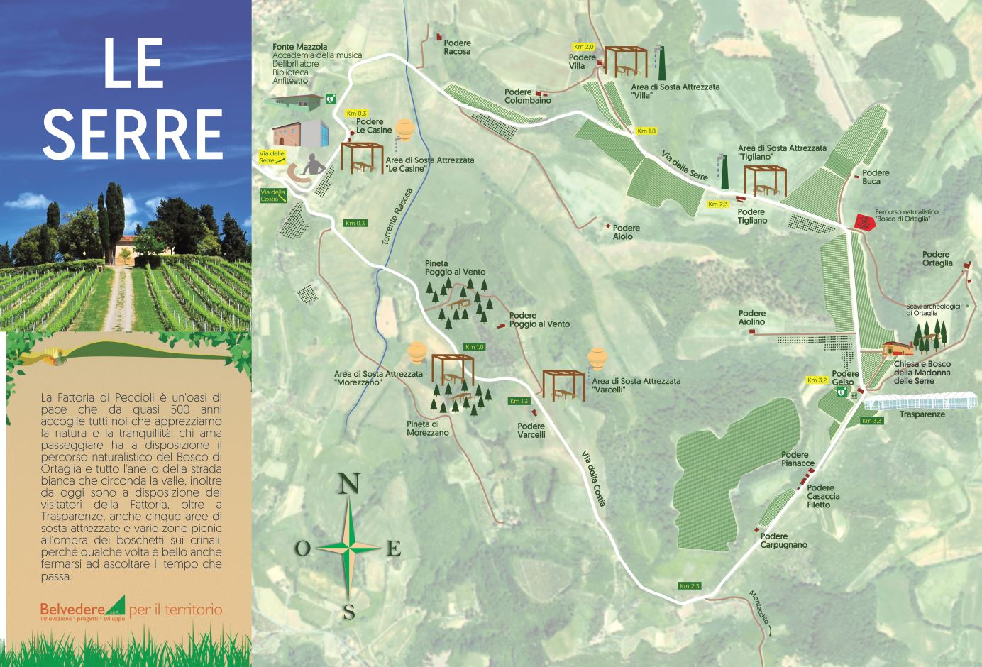 Downloadable map of the Serre area